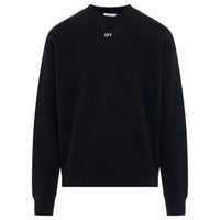 Off White Mens Omba054F23Fle0011001 Sweatshirt Black