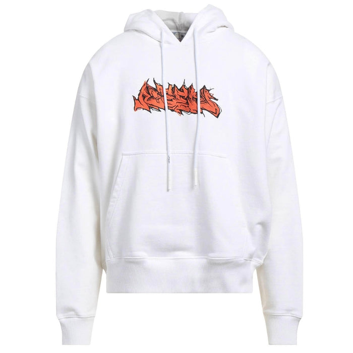 Off White Mens Ombb085S22Fle0070120 Hoodie White