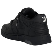 Off-White Out Of Office For Walking Black Leather Sneakers UK 7