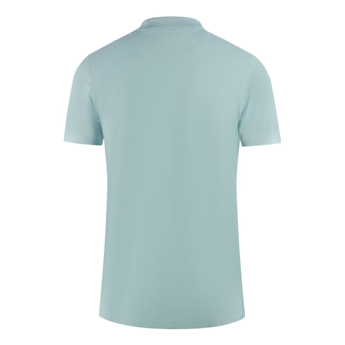 Aquascutum Mens P00123 78 Polo Shirt Light Blue