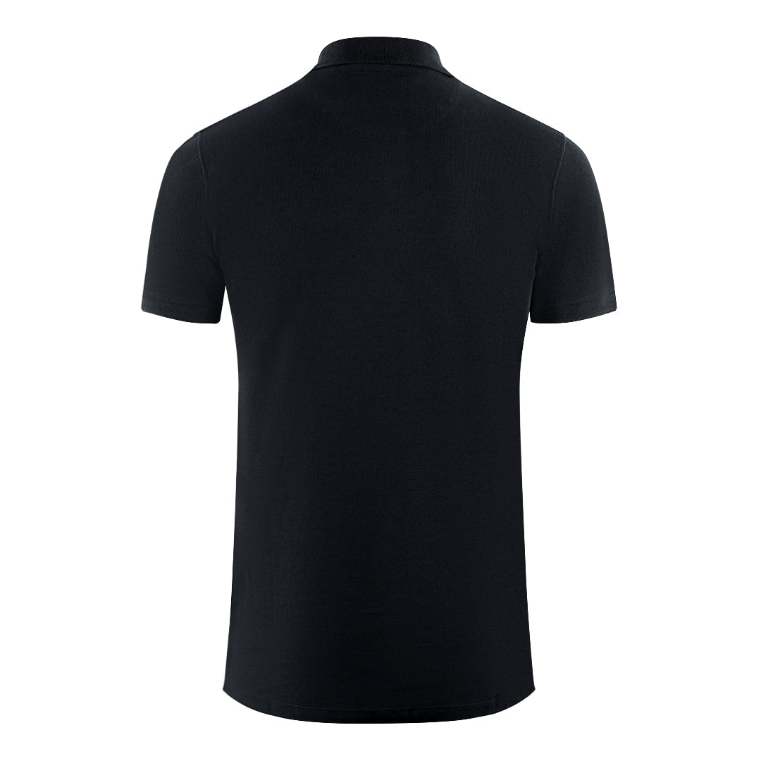 Aquascutum Mens P00423 99 Polo Shirt Black