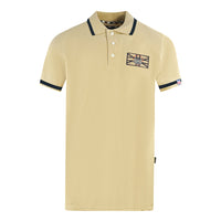 Aquascutum Mens P00823 12 Polo Shirt Beige