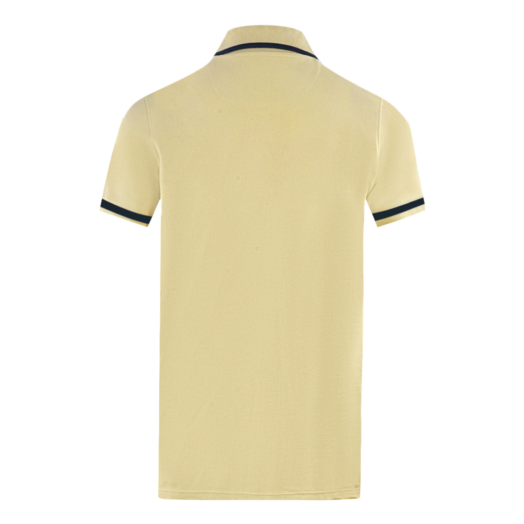 Aquascutum Mens P00823 12 Polo Shirt Beige