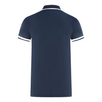 Aquascutum Mens P00923 85 Polo Shirt Navy