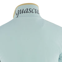 Aquascutum Mens P01023 78 Polo Shirt Light Blue