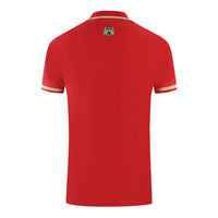 Aquascutum Mens P01223 52 Polo Shirt Red