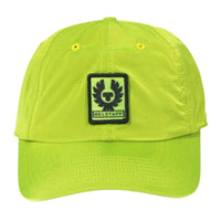 Belstaff Mens Phoenix Logo Baseball Cap Lime Green - Style Centre Wholesale