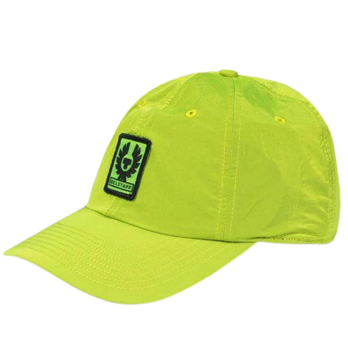 Belstaff Mens Phoenix Logo Baseball Cap Lime Green - Style Centre Wholesale