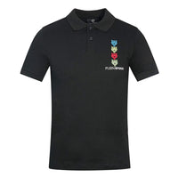 Philipp Plein Sport Mens Pips1217 99 Polo Shirt Black
