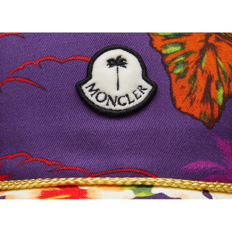 Moncler x Palm Angels Purple Cotton Hats & Cap