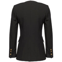 PINKO Black Viscose Suits & Blazer