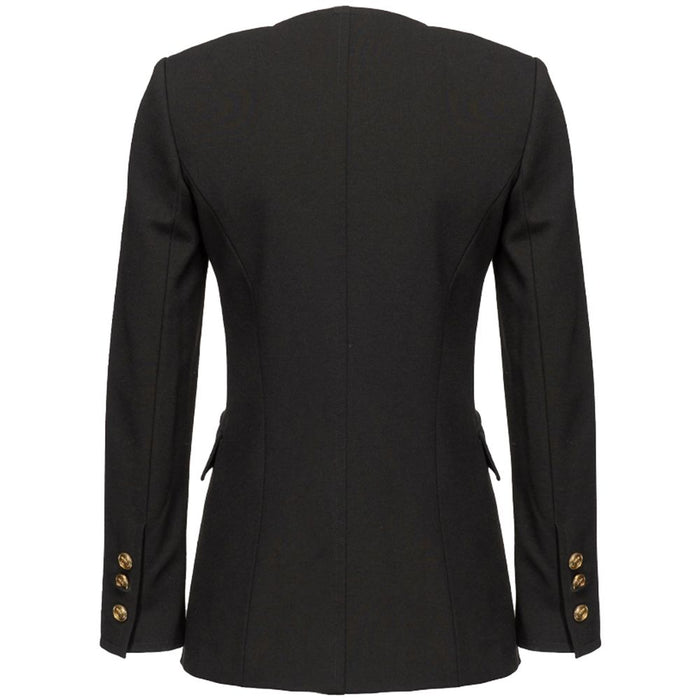 PINKO Black Viscose Suits & Blazer