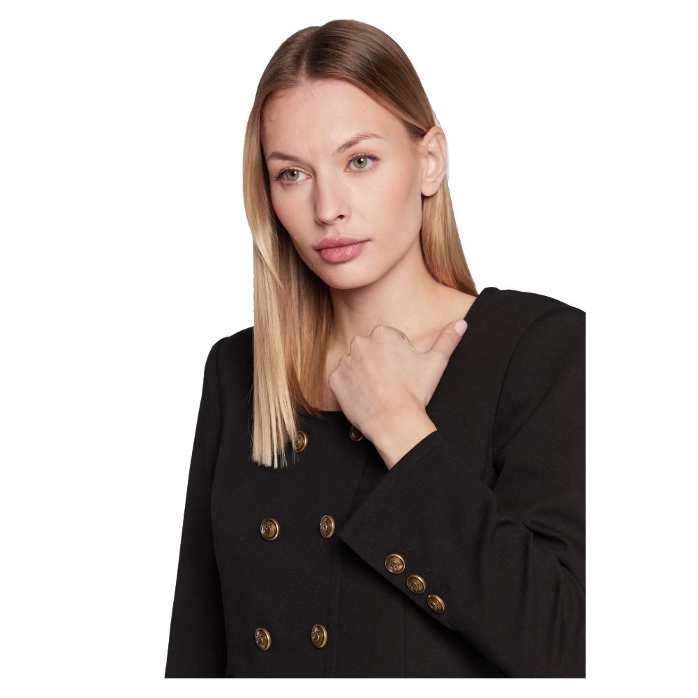 PINKO Black Viscose Suits & Blazer