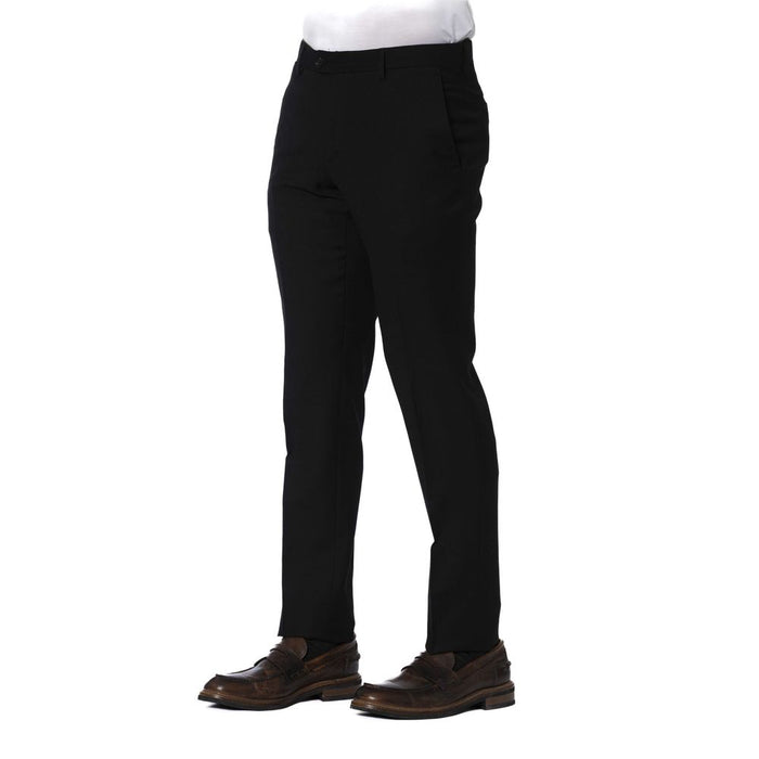 Trussardi Elegant Black Trousers for Distinguished Style