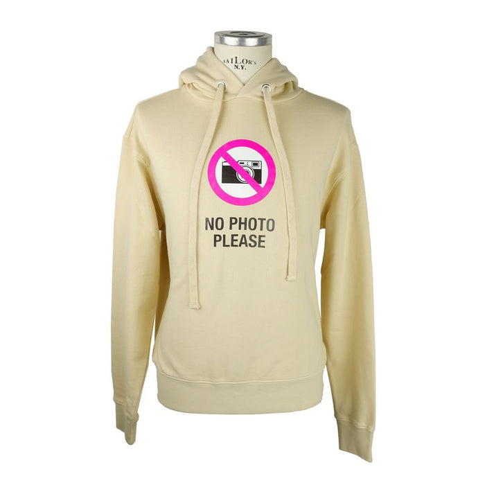 Diego Venturino Classic Beige Hoodie With Signature Design