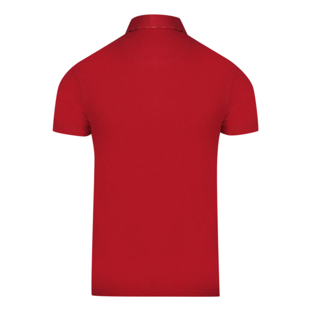 Aquascutum Mens Qmp026 32 Polo Shirt Red