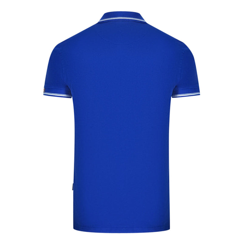 Aquascutum Mens Qmp052 81 Polo Shirt Blue