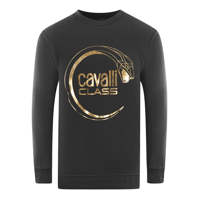 Cavalli Class Mens Sweater Rxt65A Cf062 05051 Black