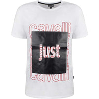 Just Cavalli Mens T Shirt S01Gc0513 100 White