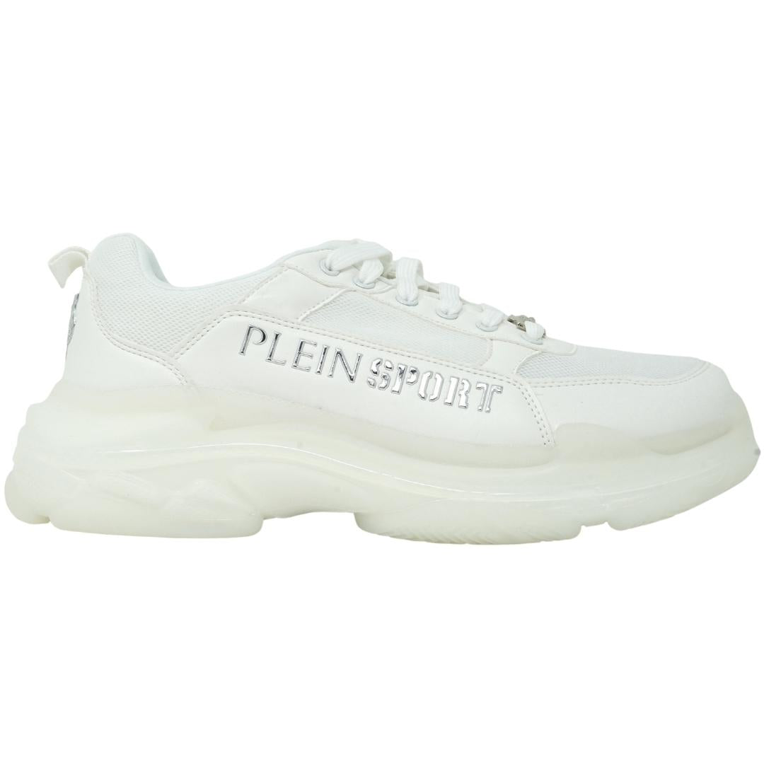 Plein Sport Mens Sips1001 01 Trainers White