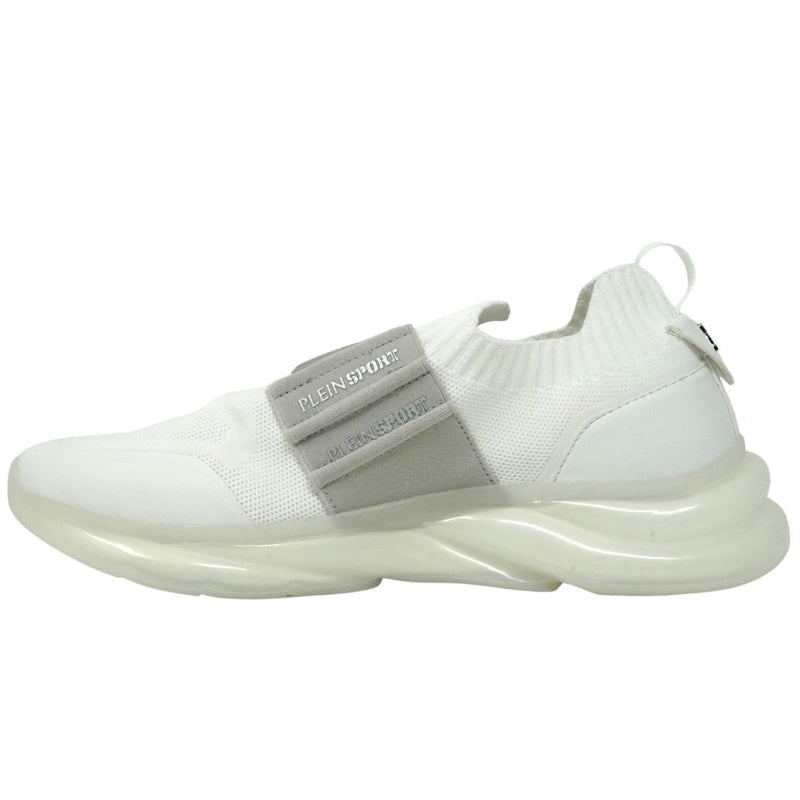 Plein Sport Logo Sock White Sneakers