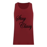 Dead Legacy Mens Stay Classy Red T Shirt Red