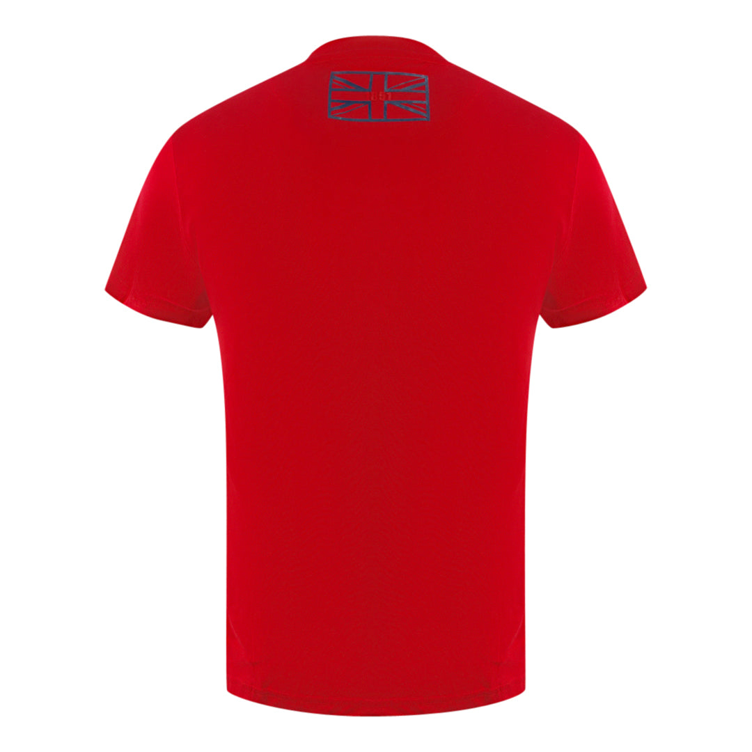 Aquascutum Mens T00123 52 T Shirt Red