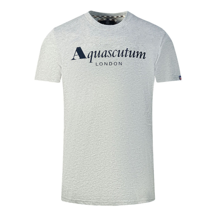 Aquascutum Mens T00323 94 T Shirt Grey