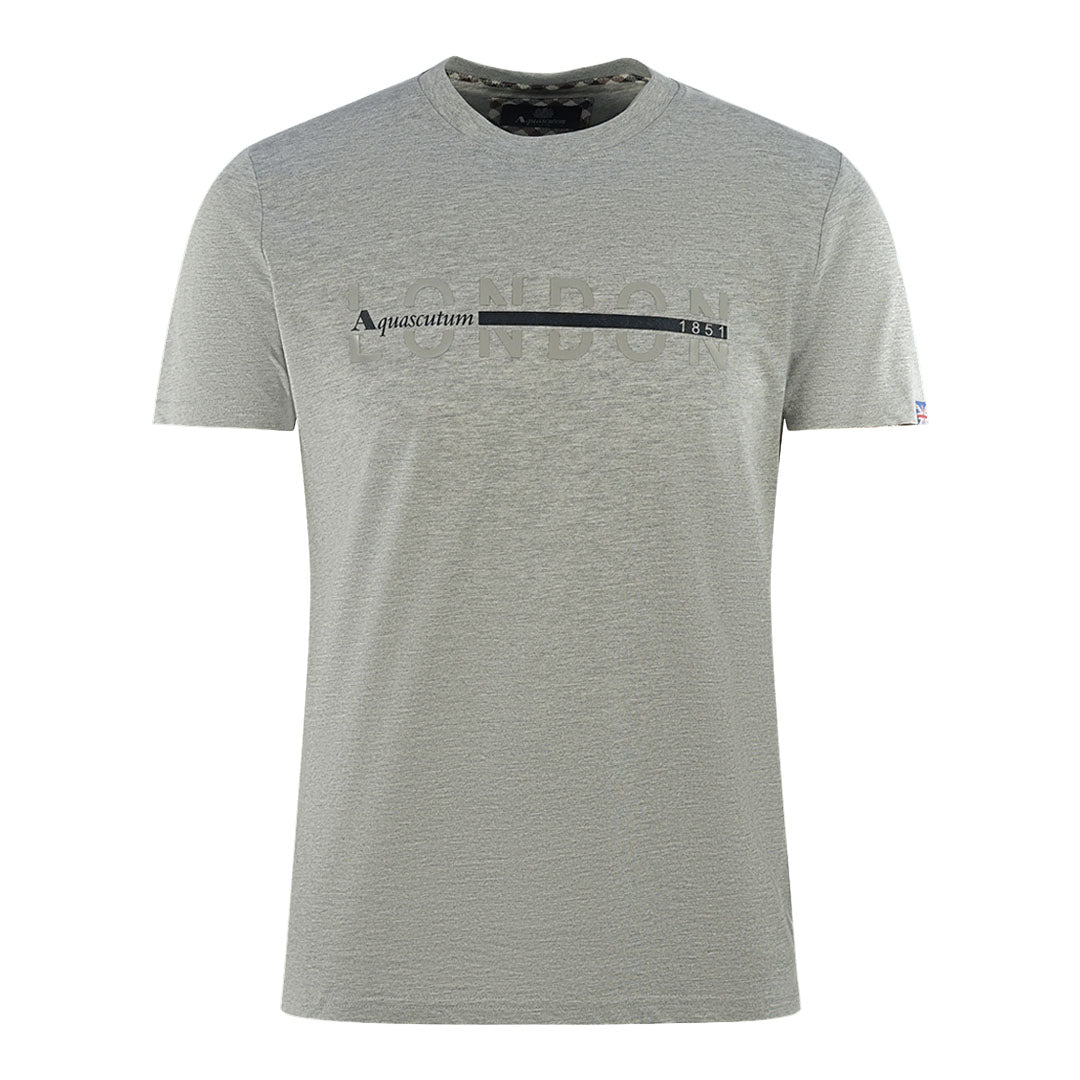 Aquascutum Mens T00423 94 T Shirt Grey