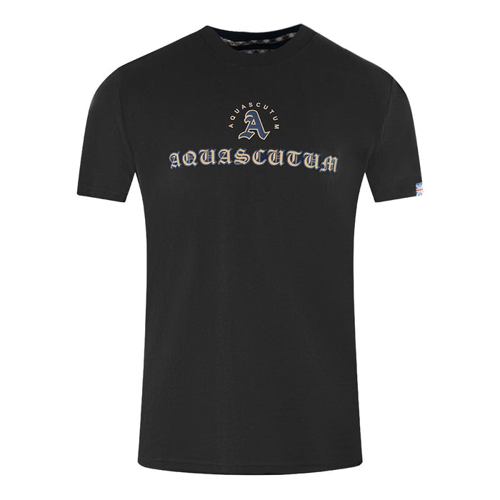 Aquascutum Mens T00923 99 T Shirt Black