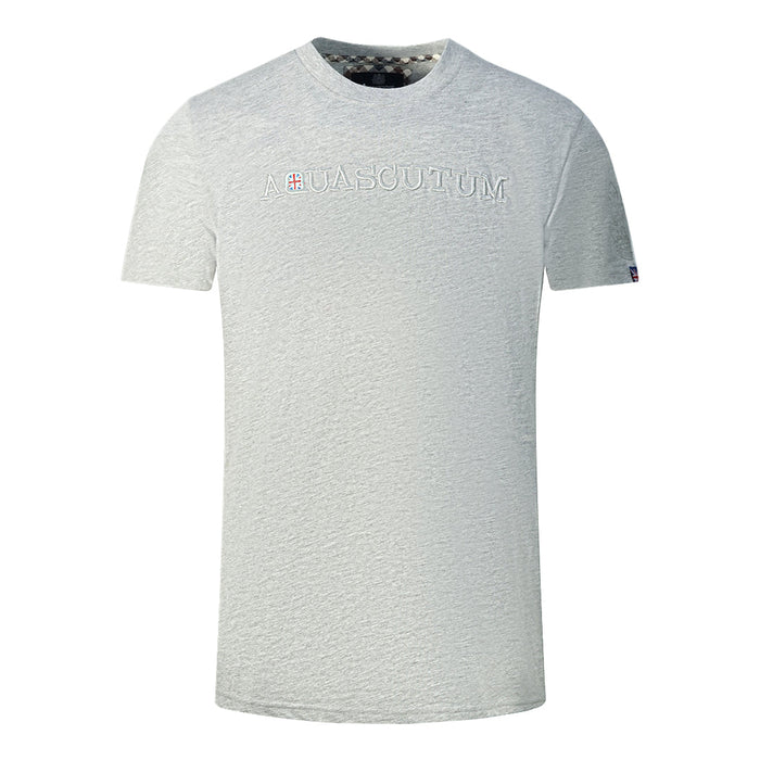 Aquascutum Mens T01123 94 T Shirt Grey