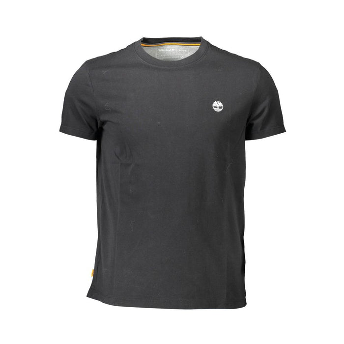 Timberland Black Cotton T-Shirt