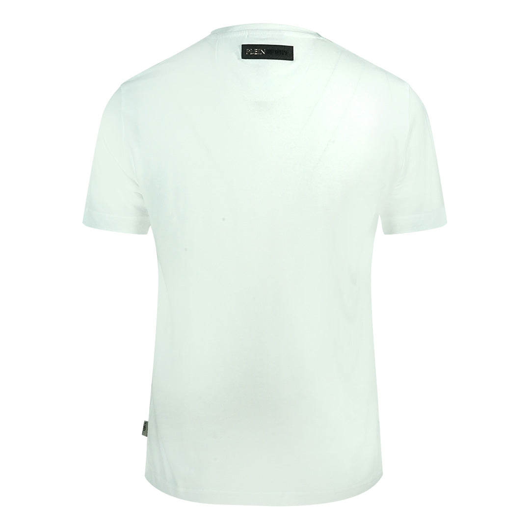 Plein Sport Scribble Layer Logo White T-Shirt S