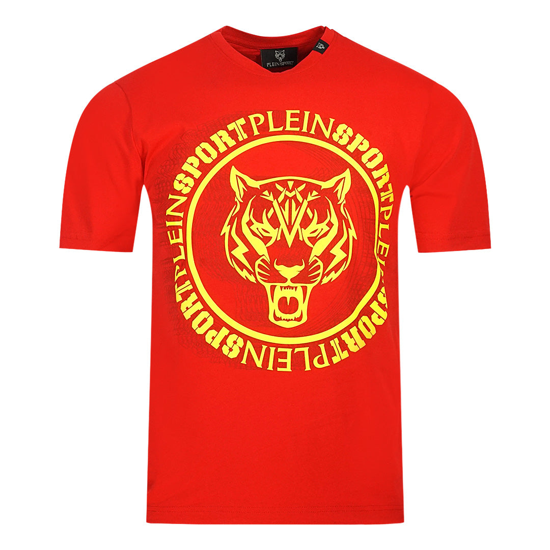 Plein Sport Mens TIPS1115 52 T-Shirt Red