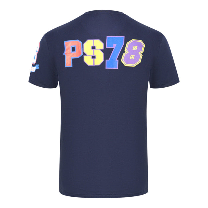 Plein Sport Mens Tips117It 85 T Shirt Navy Blue