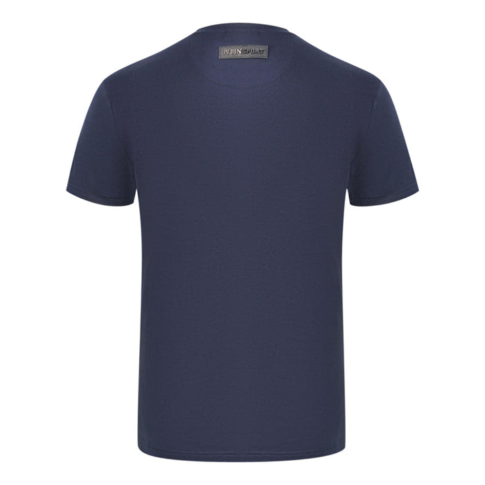 Plein Sport Mens T Shirt Tips125It 85 Navy Blue