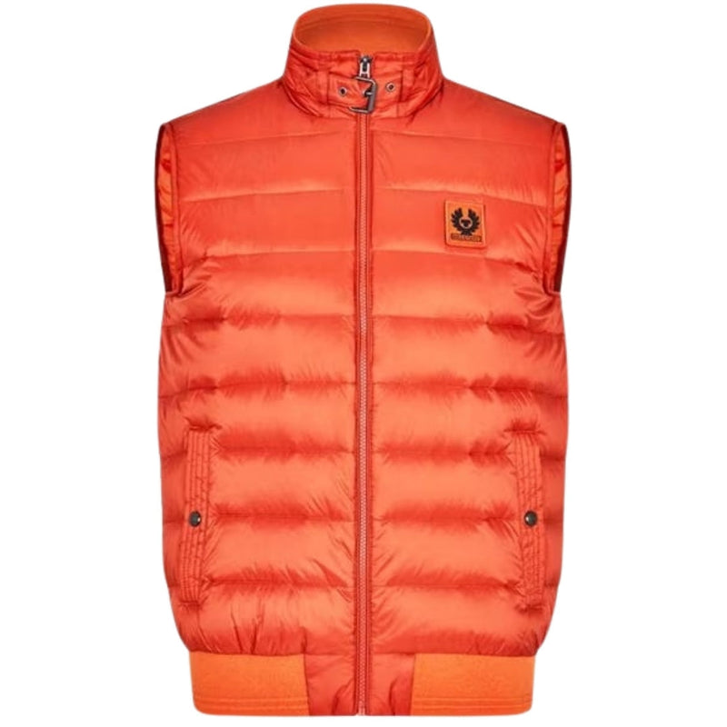 Belstaff Mens Tonal Circuit Gilet Amber