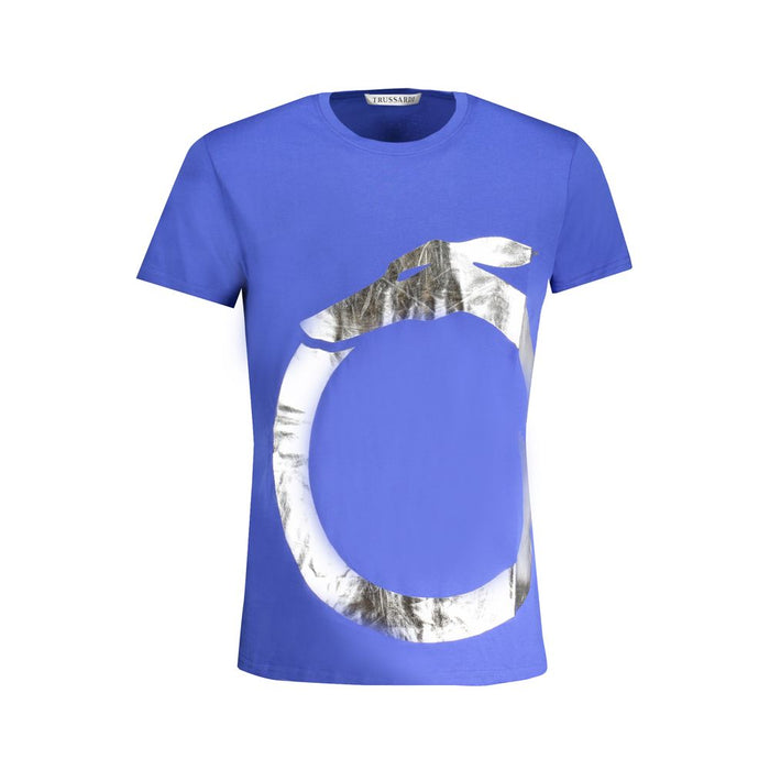 Trussardi Blue Cotton T-Shirt