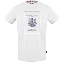 Aquascutum Mens Tsia112 01 T Shirt White