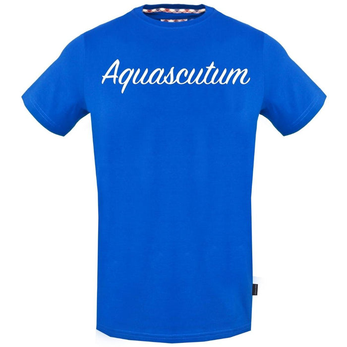 Aquascutum Mens Tsia131 81 T Shirt Blue