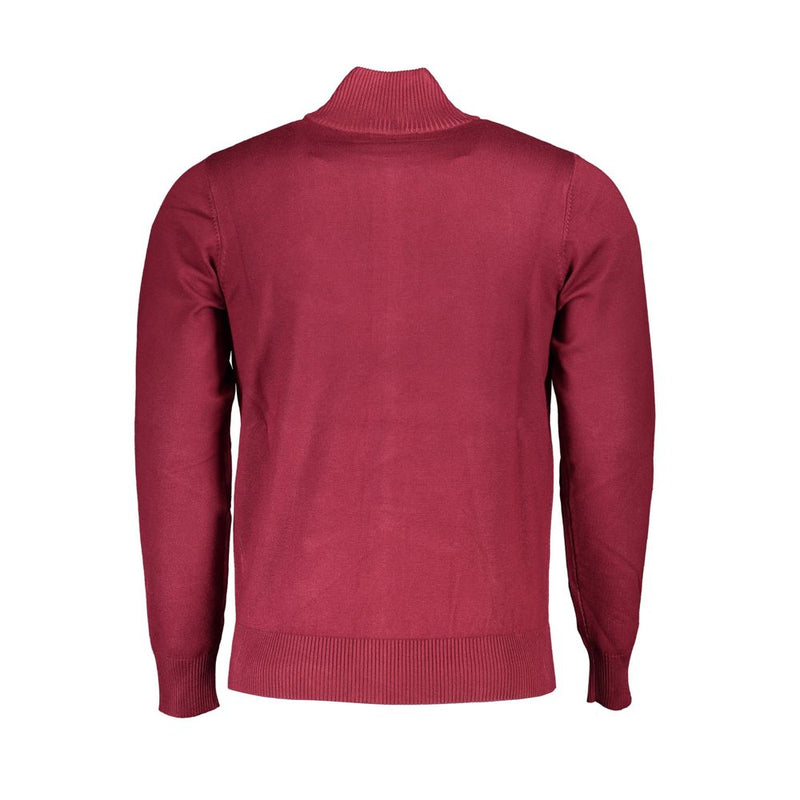 U.S. Grand Polo Red Nylon Sweater