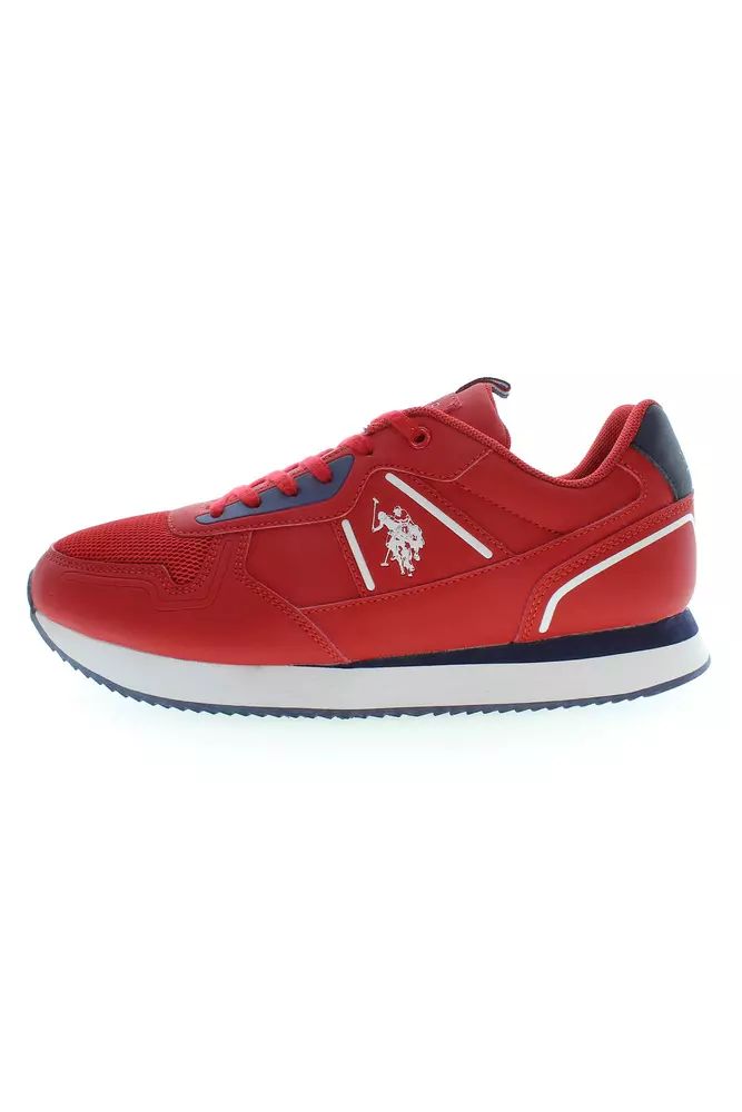 U.S. POLO ASSN. U.S. Polo Pink Lace-Up Sports Sneakers