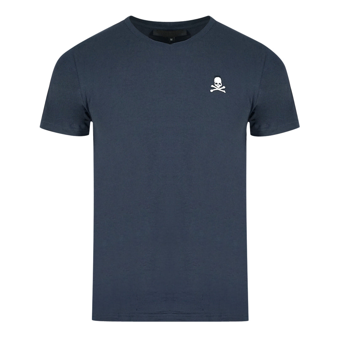 Philipp Plein Mens Utpv01 85 T Shirt Navy Blue