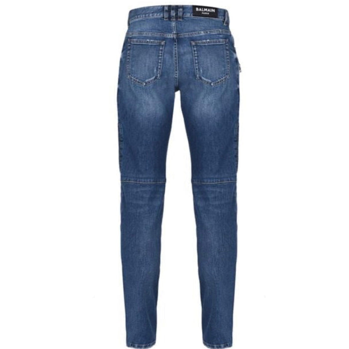 Balmain Mens Jeans Wh1Mh005 031D 6Aa Blue