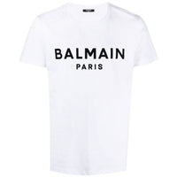 Balmain Mens Yh1Ef000 Bb33 Eab T Shirt White